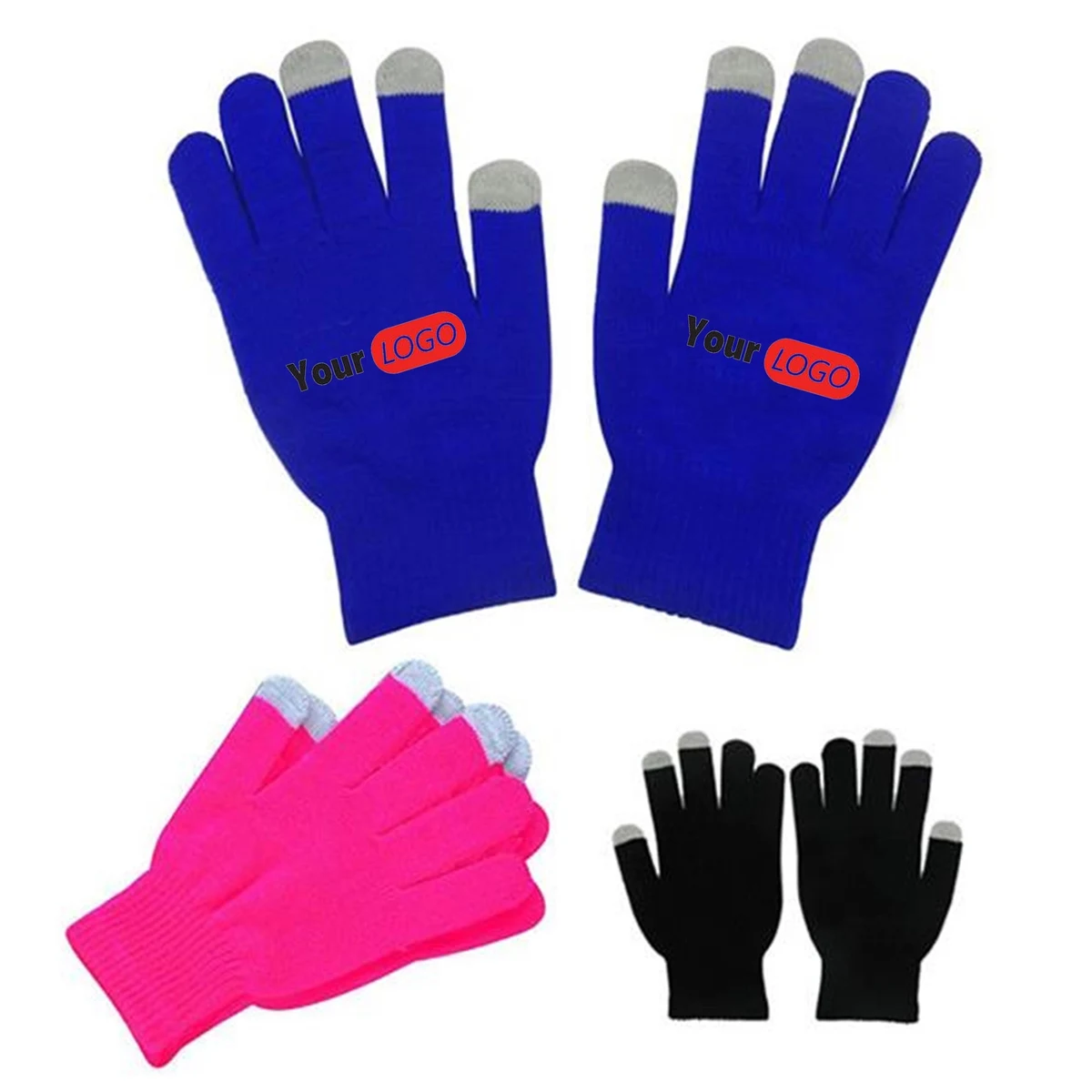 Winter Stretch Knitted Texting Glove 1