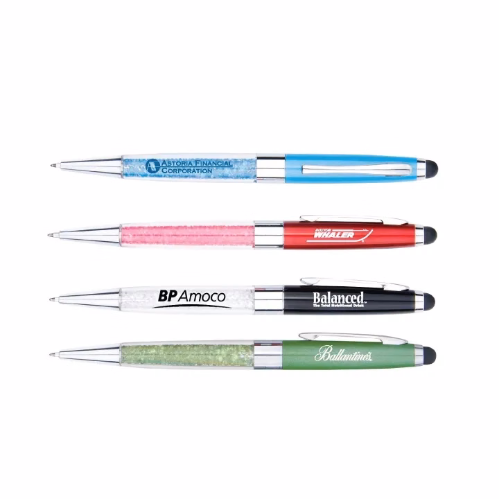 Lower Barrel Gemstone Pen With Stylus