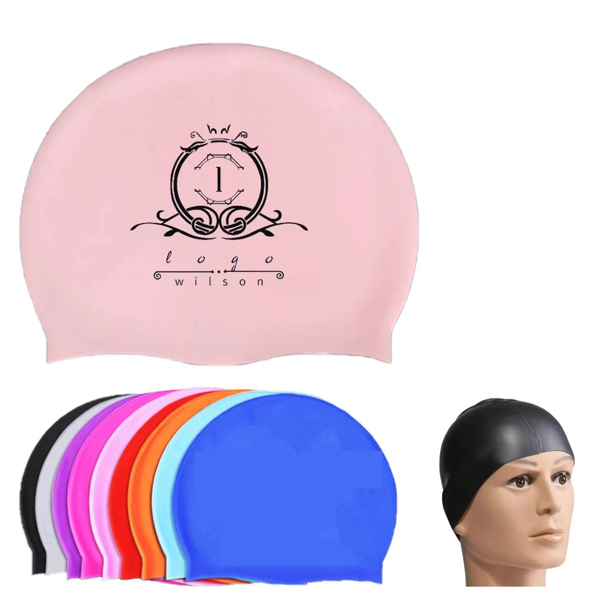 Silicone Thicken Swimming Cap 1