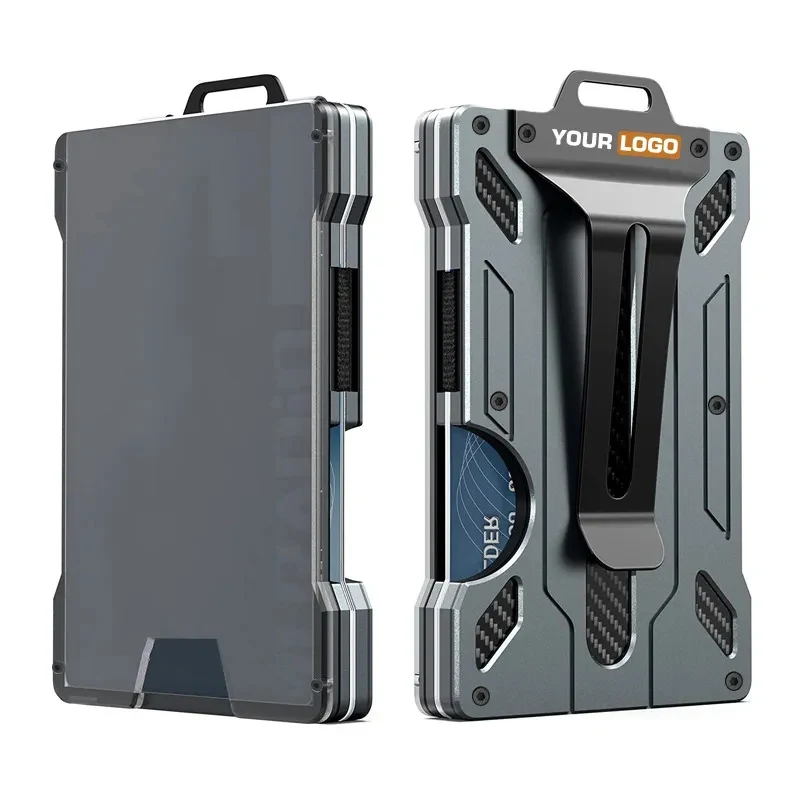 Transparent Plate And Metal Card Holder 1
