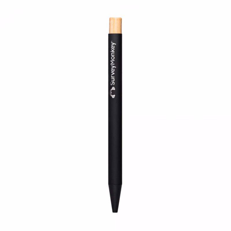 Recycled Aluminum Pen Bamboo Pusher - Stock - Air