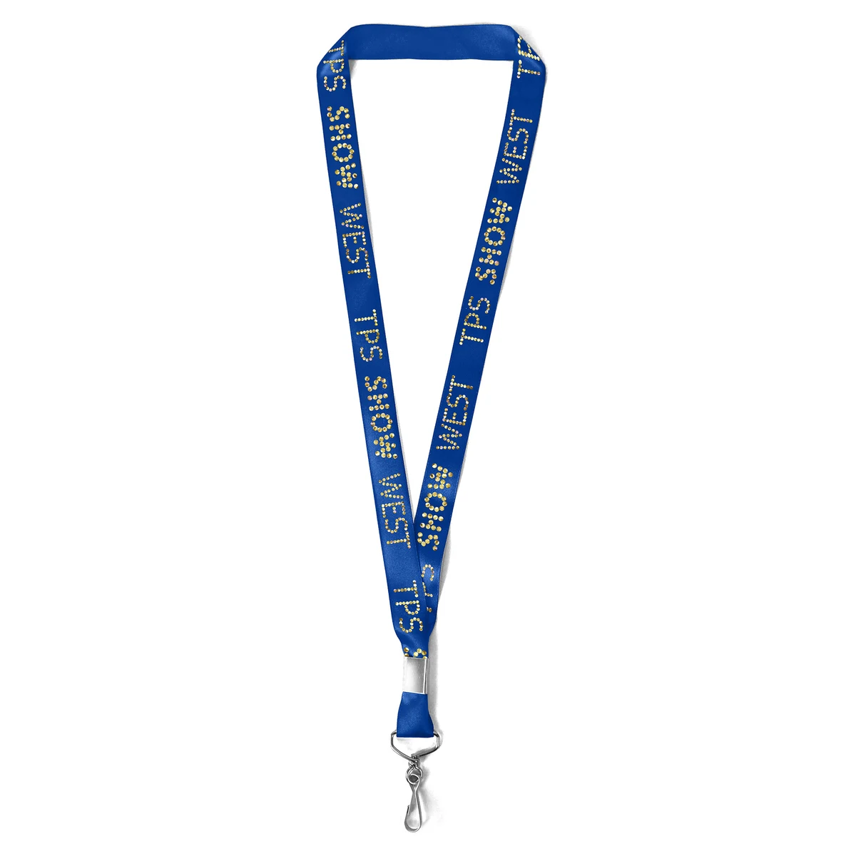 7/8" Bridal Satin Lanyard - Sparkle 1