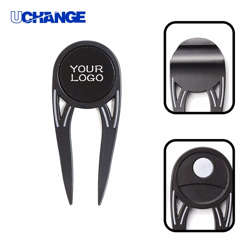 Zinc Alloy Pitchfork Divot Repair Tool for Golf