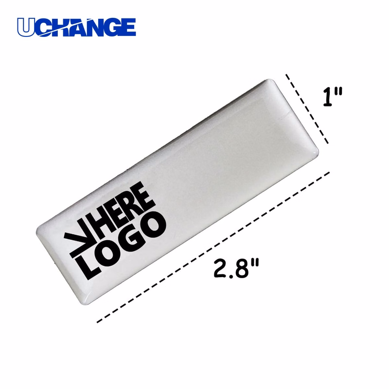 Plastic Blank Name Badge with Pin