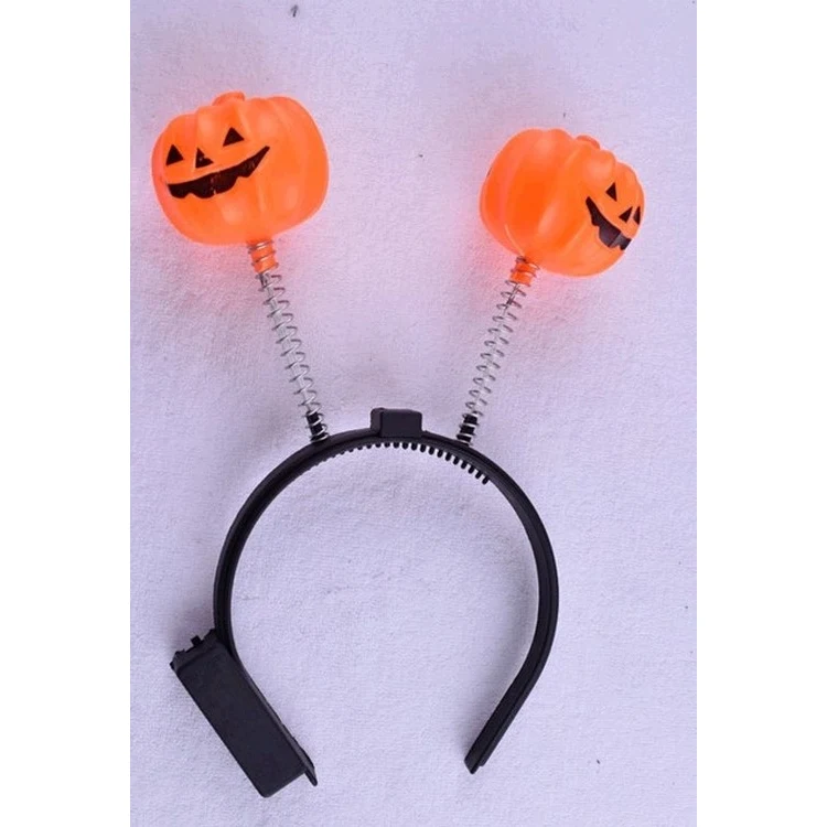 LED Halloween pumpkin headband 1