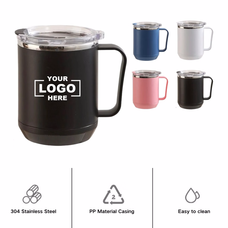 Steel Double Layer Heatable Insulated Mug Free Shipping