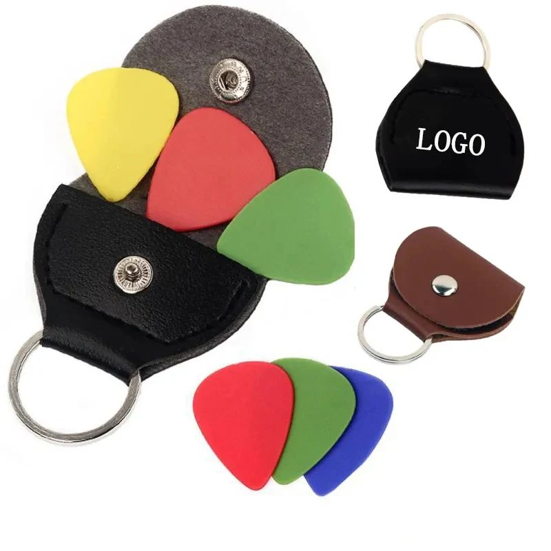 PU Leather Guitar Pick Holder 1