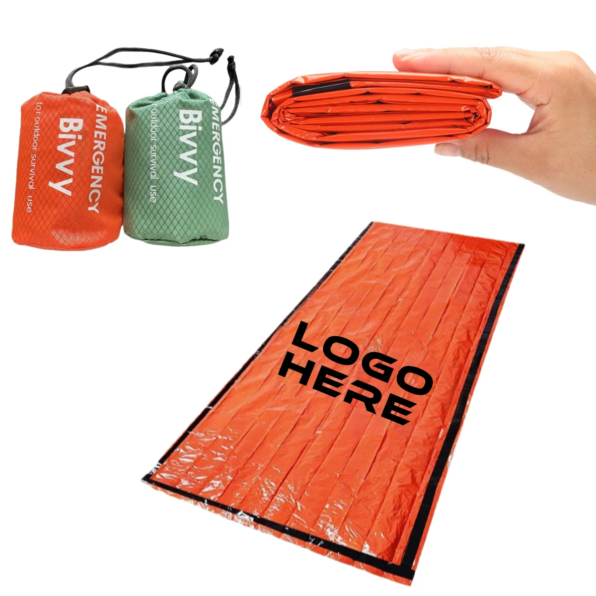 Outdoor Emergency Sleeping Bag with Whistle 1