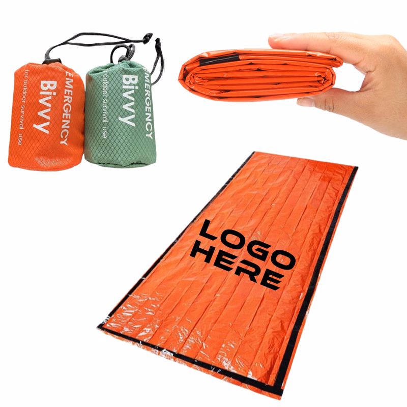 Outdoor Emergency Sleeping Bag with Whistle