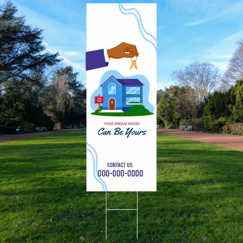 9" X 24" Yard Sign