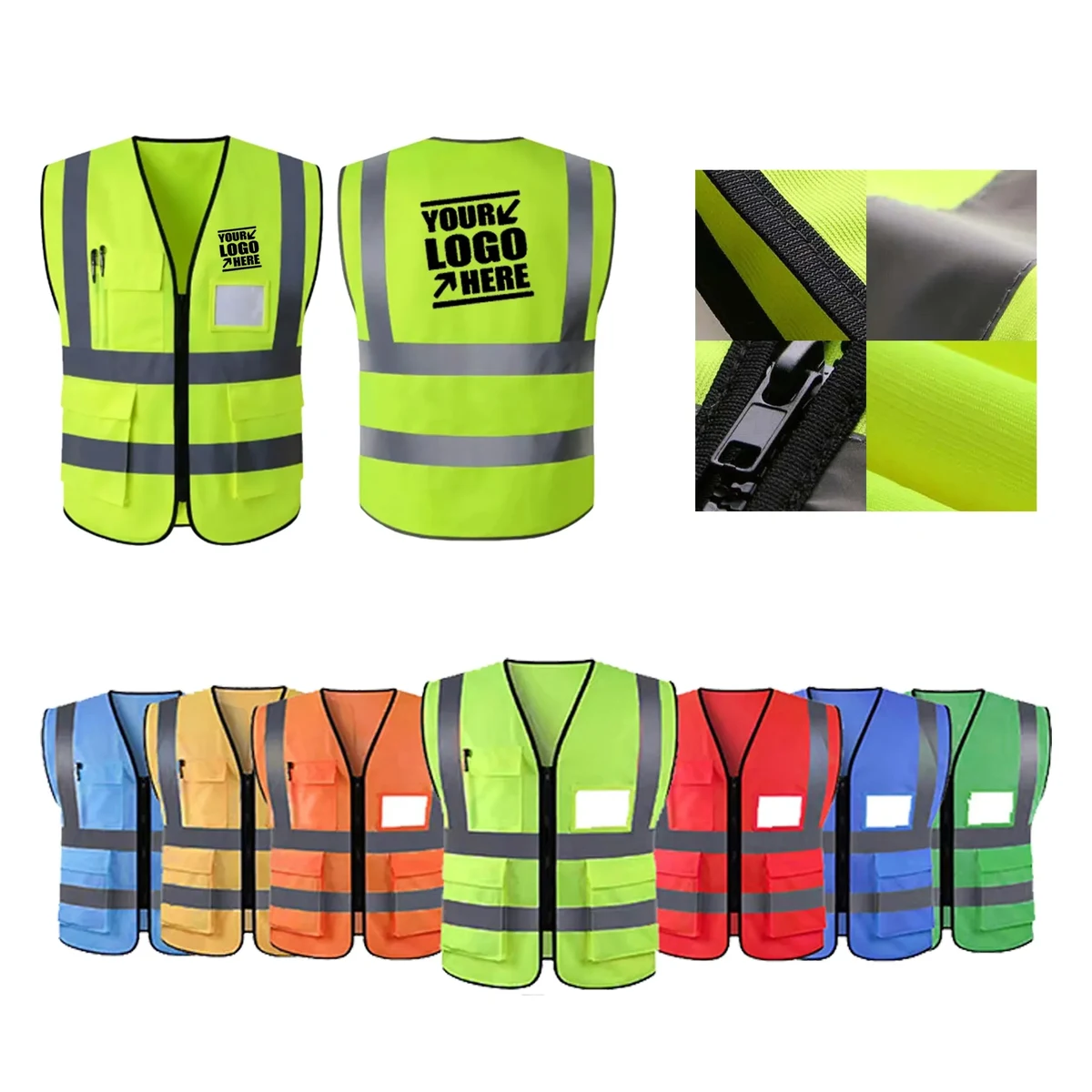 MOQ 50 Reflective Safety Vest 1