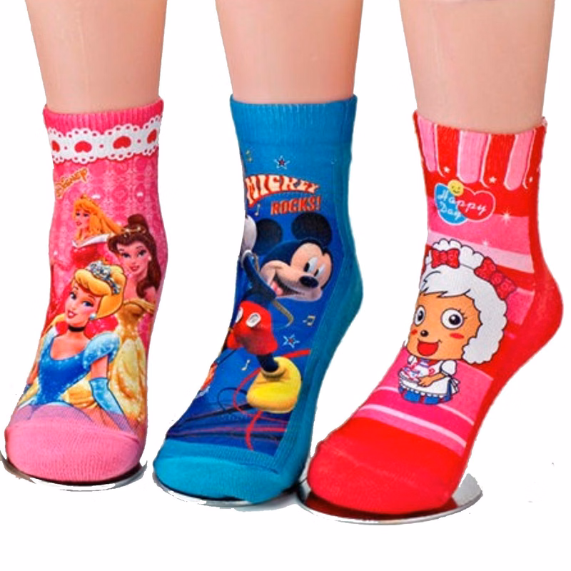 Youth below the calf 360 digital printed socks w/ full customization