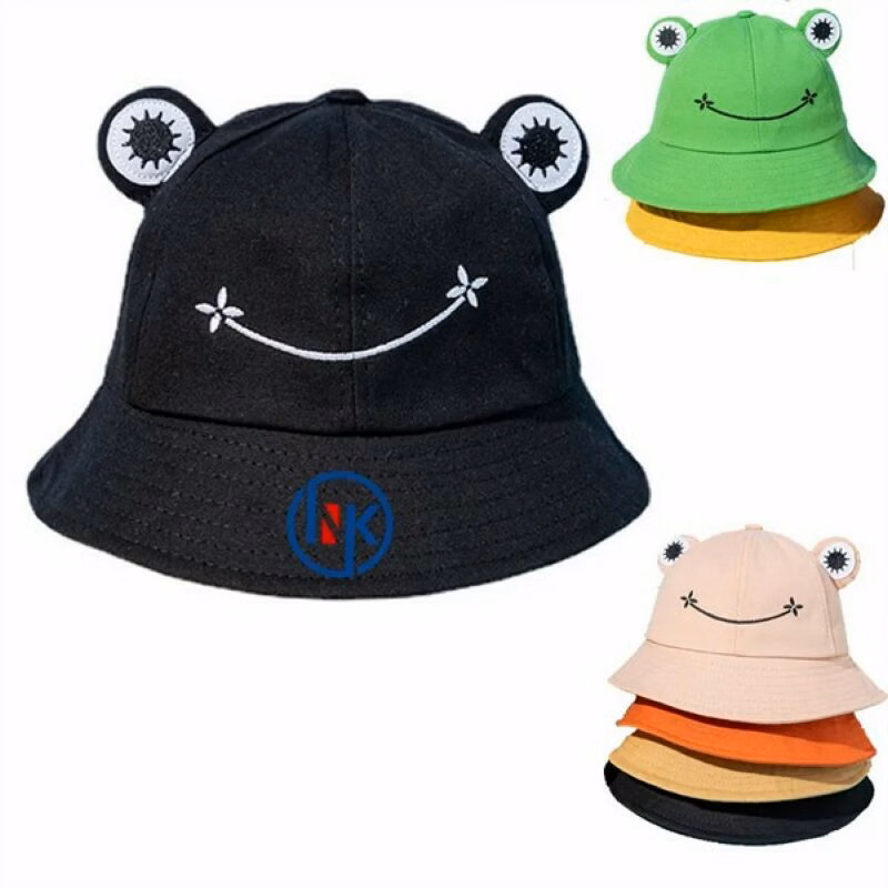 Cute Frog Bucket Mushroom Hat Stuff