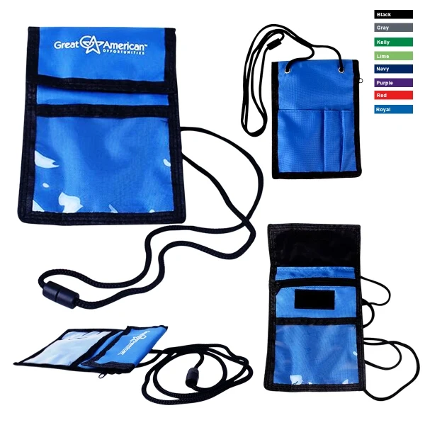 Deluxe Badge Holder Neck Wallet 1
