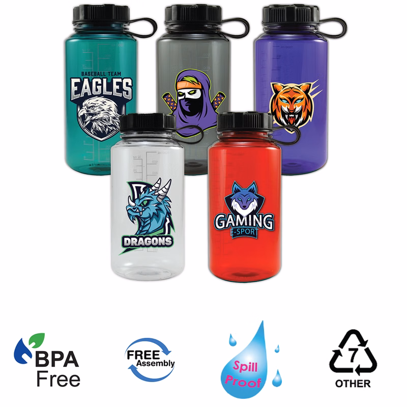 Water Bottle Plastic- 32 oz.