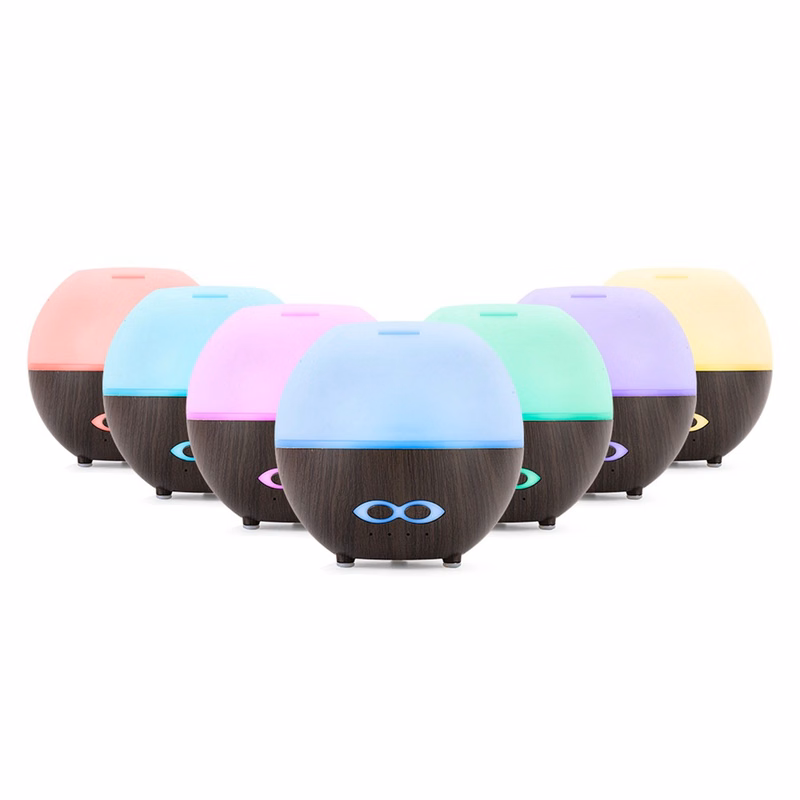 400ml Wood Grain Remote Control Ultrasonic Humidifier