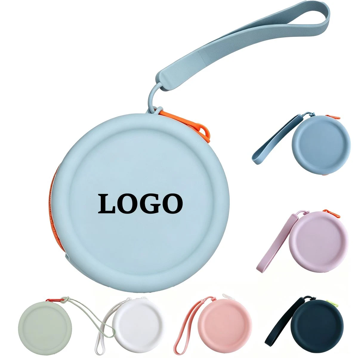 MOQ 10 Piece Round Silicone Pouch 1