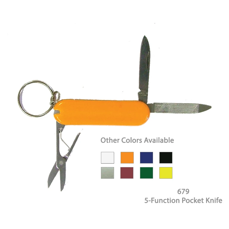 5 Function Pocket Knife Tool With Keychain 1