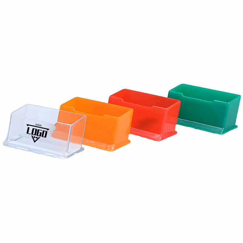 Plastic Business Card Holder for Desk