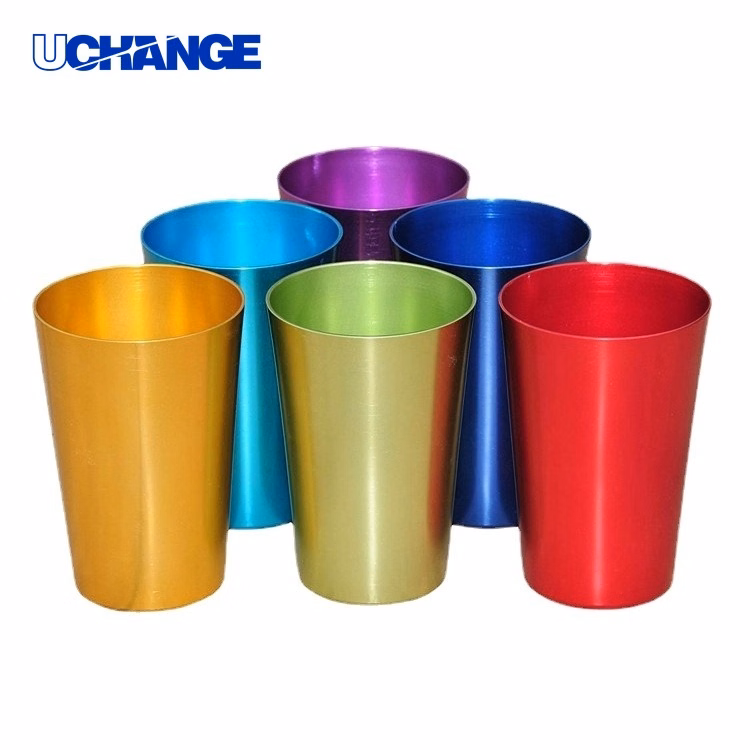 12oz Colorful Recycled Aluminum Cup Drinkware for Events & Everyday Refreshments
