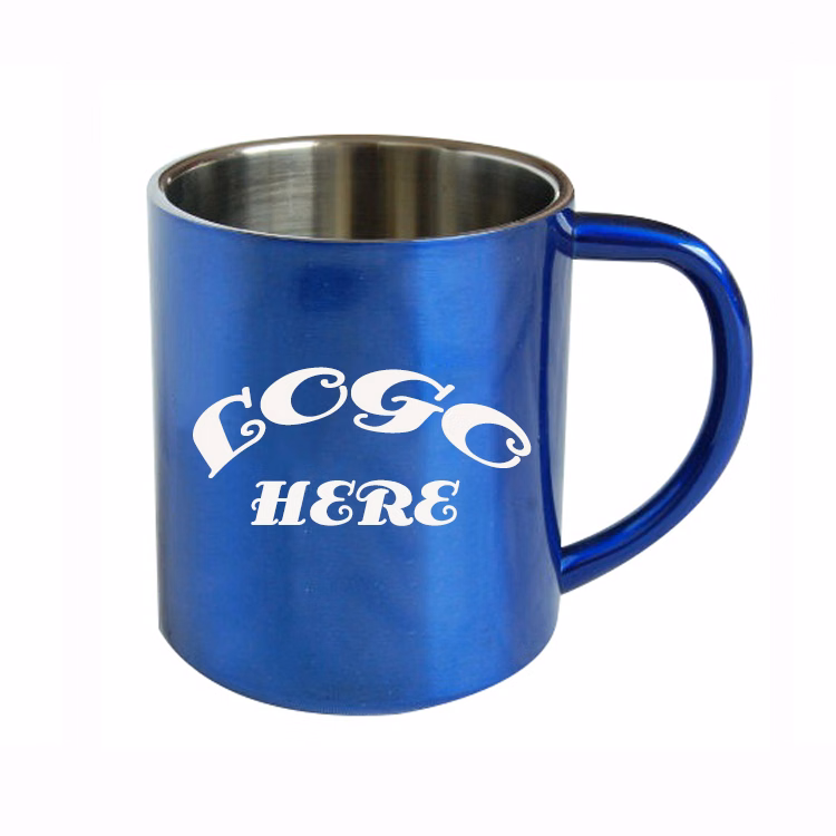 15 OZ Power-Coated Stainless Steel Coffee Mug