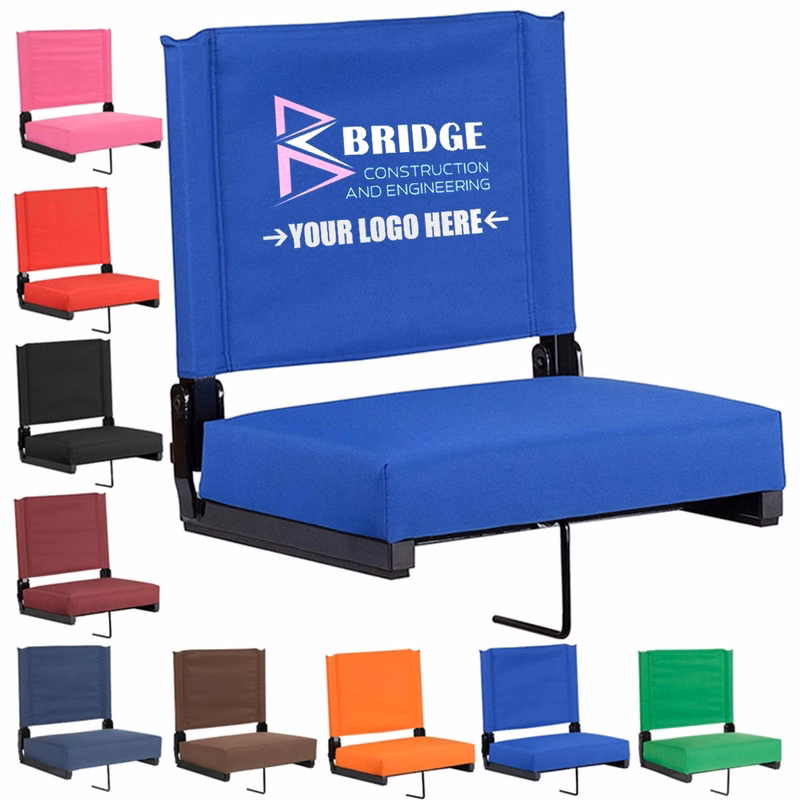 Portable Folding Stadium Seat with Back Support