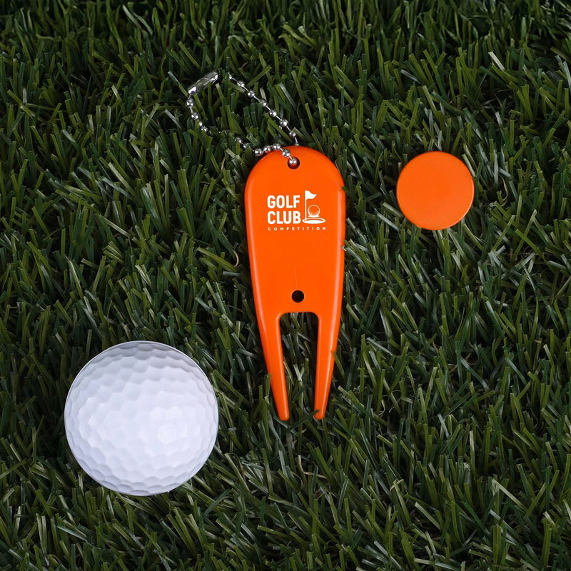 Fairway Golf Divot Tool With Ball Marker