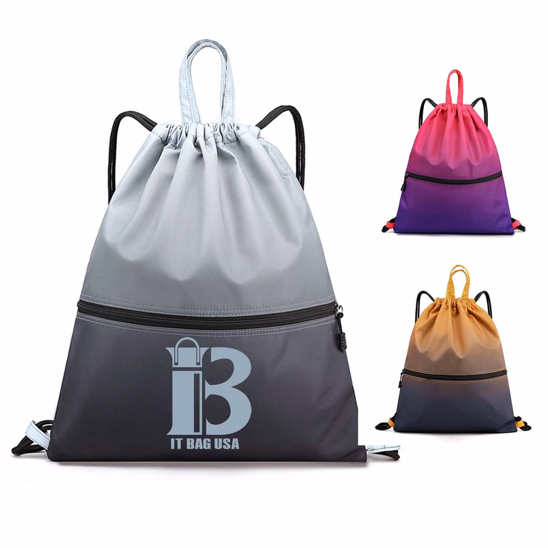 Gradual drawstring backpack bag