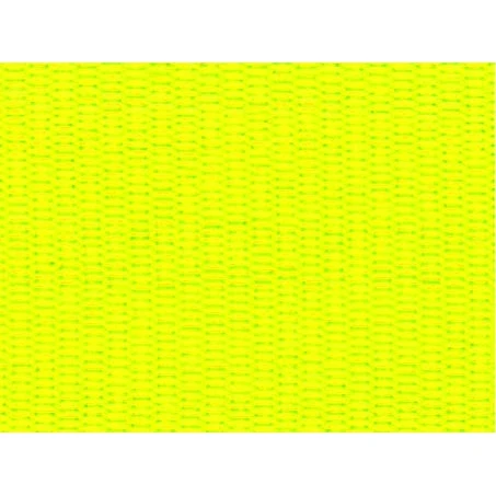 Solid Neon Yellow "V" Neck Ribbon with Clip, 7/8" wide 1