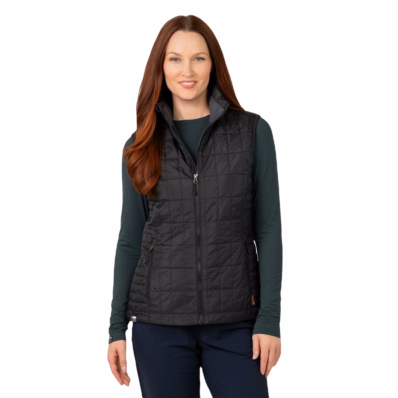 Storm Creek Women's Traveler 60 GSM Insulated Packable Quilted Vest - Glossy