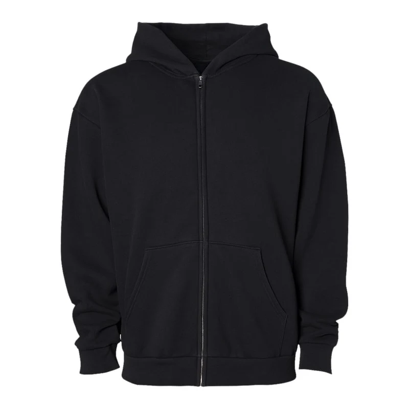 Independent Trading Co. Unisex Avenue Midweight Full-Zip Hooded Sweatshirt - IND280ZIP, custom hoodie or sweatshirt with logo imprint 1