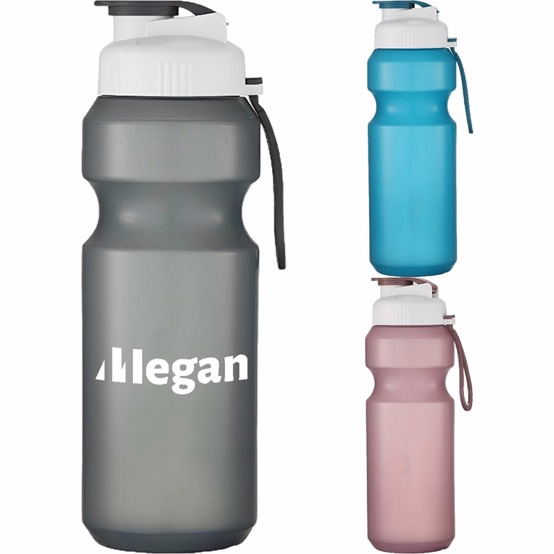 25oz Portable Plastic Sports Water Bottle