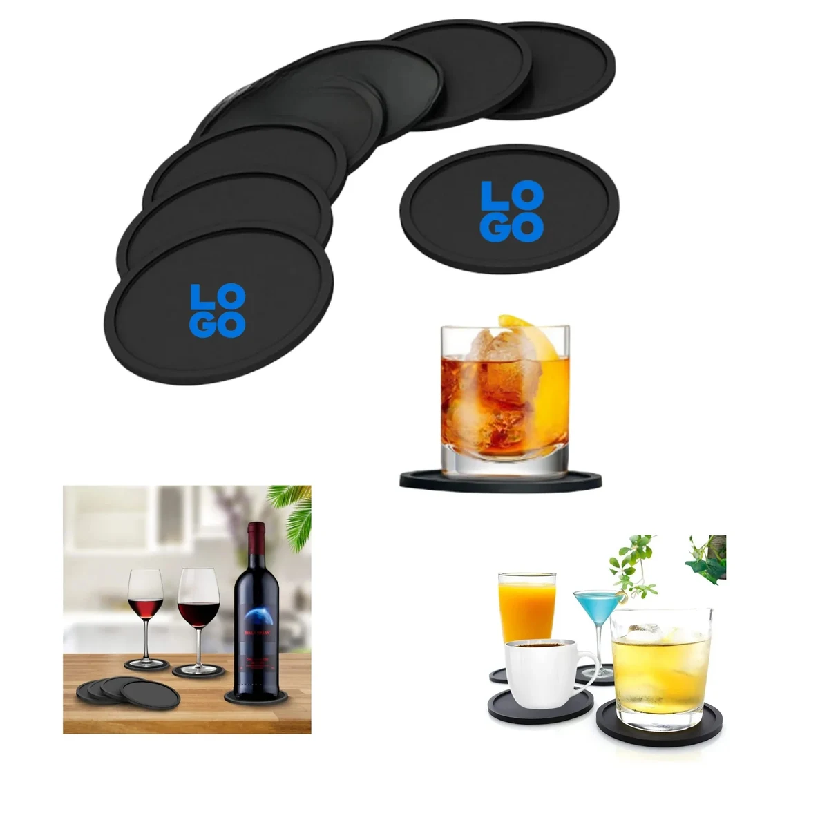 Silicone Drink Coasters 1