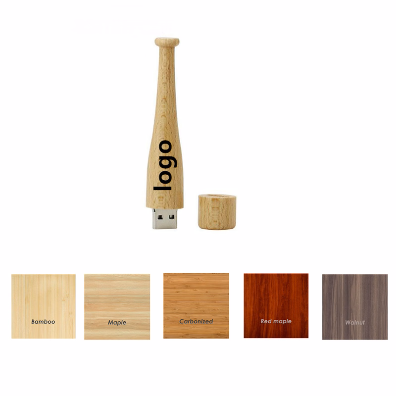Maple Baseball Bat USB 2.0 Memory Stick