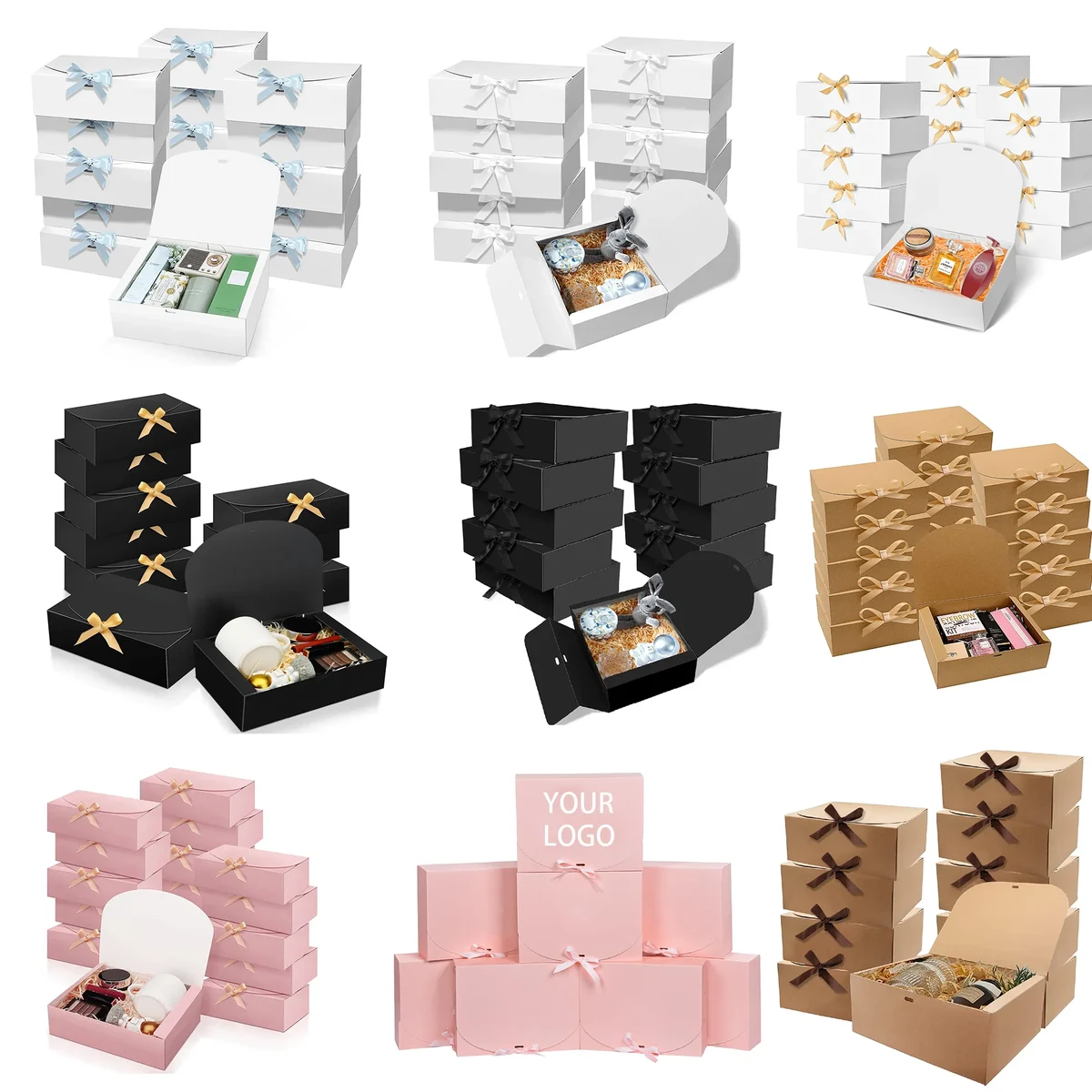 Party Gift Decoration Box with Ribbon 1
