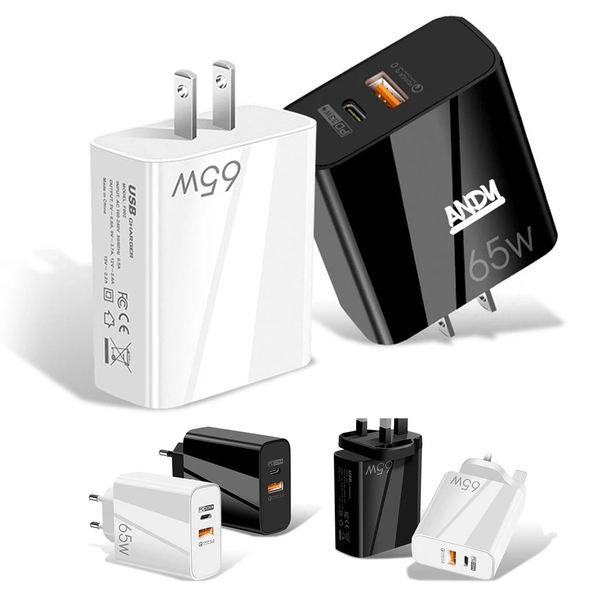 65W Gallium Nitride (GaN) Charger 1