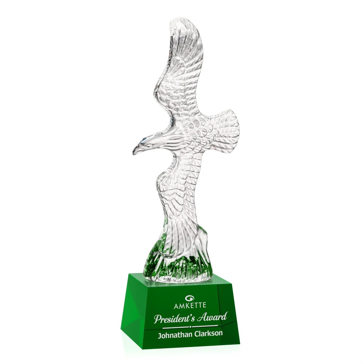 Staffordshire Eagle on Robson Base - Green 1