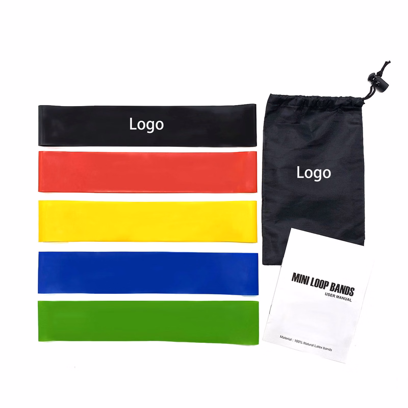 5 Pieces Stretch Resistance Bands Kit