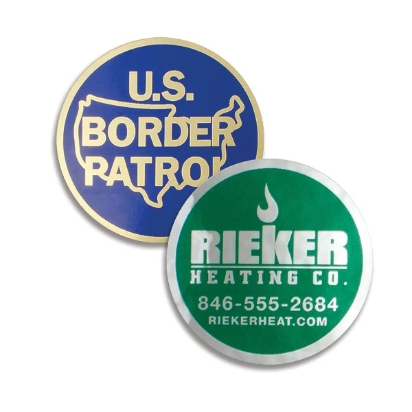 Metallic Decal - 12.1 - 20 SQ" (FULL COLOR or PMS COLOR MATCH) 1