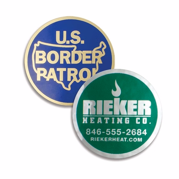 Metallic Decal - 12.1 - 20 SQ" (FULL COLOR or PMS COLOR MATCH)