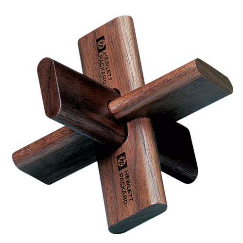 Wood 3 Piece Star Puzzle