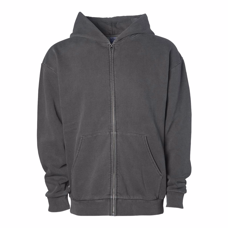 Unisex Mainstreet Heavyweight Full-Zip Hooded Sweatshirt - IND420ZIP