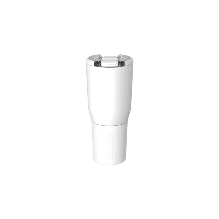 BruMate Nav 35oz - Matte White, custom tumbler with logo imprint 1
