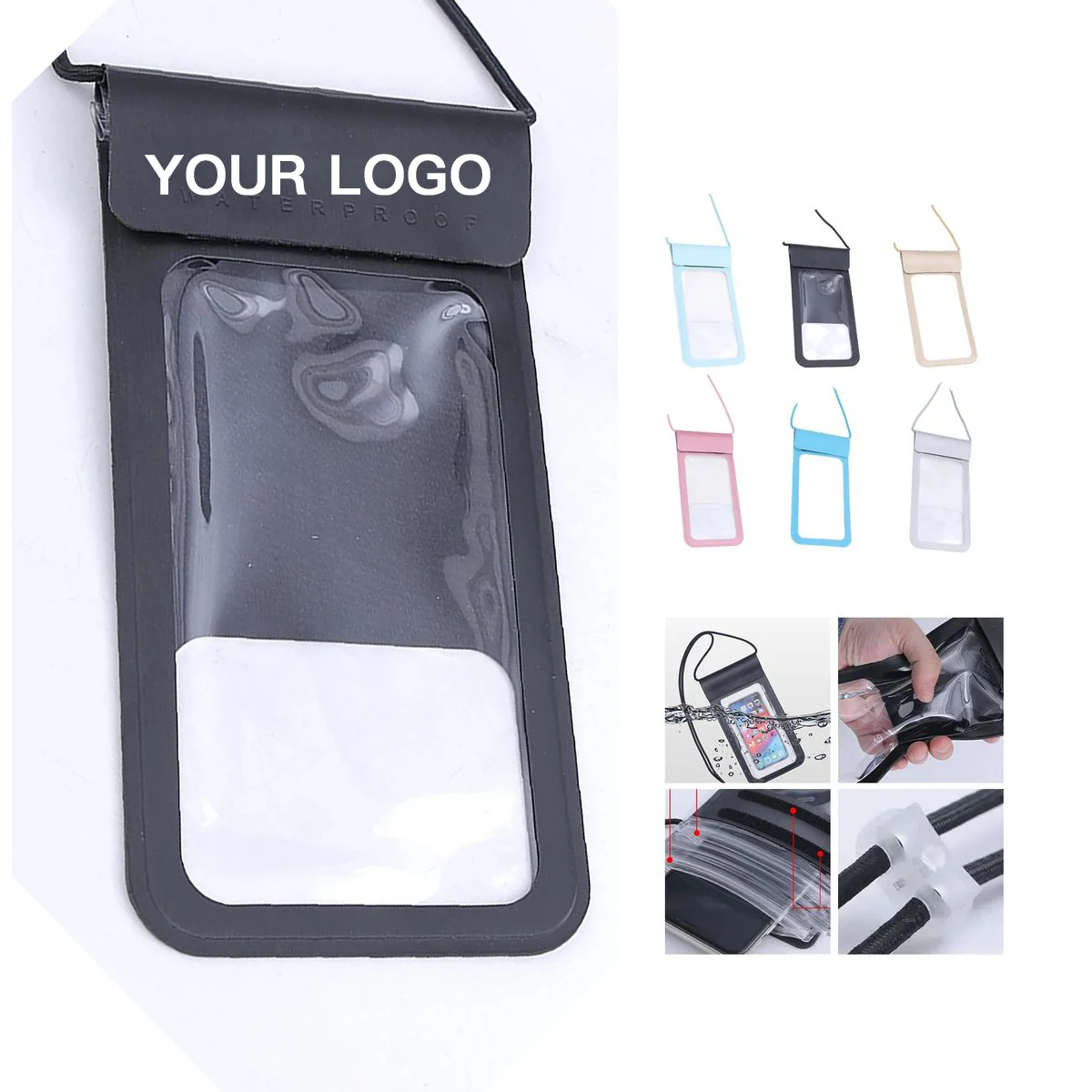Customizable Waterproof Phone Holder for Travel 1