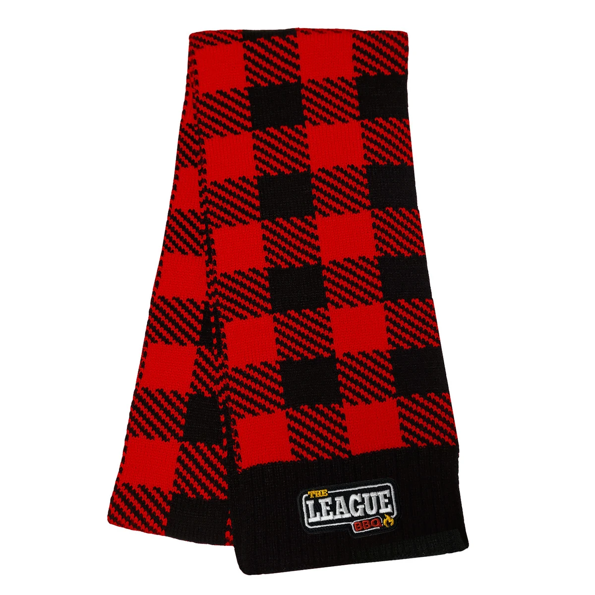 Buffalo Plaid Knit Scarf 1