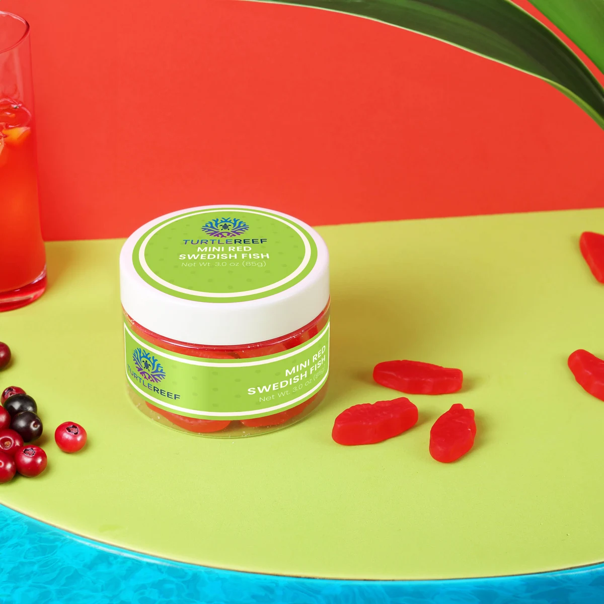 Mini Red Swedish Fish: Small Jar 1