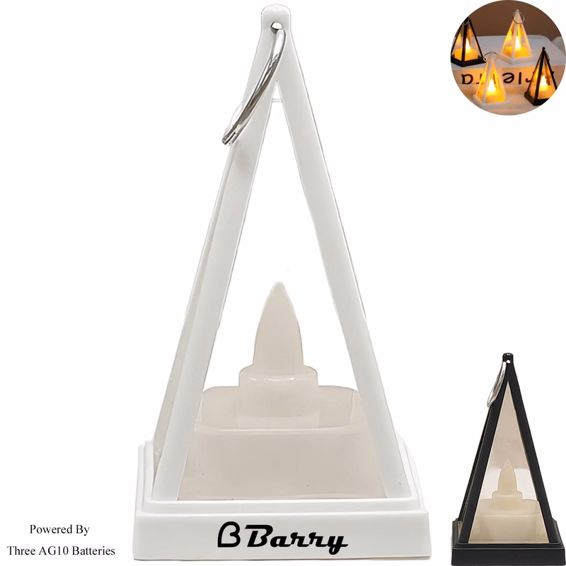 LED Triangular Flameless Candle Night Light