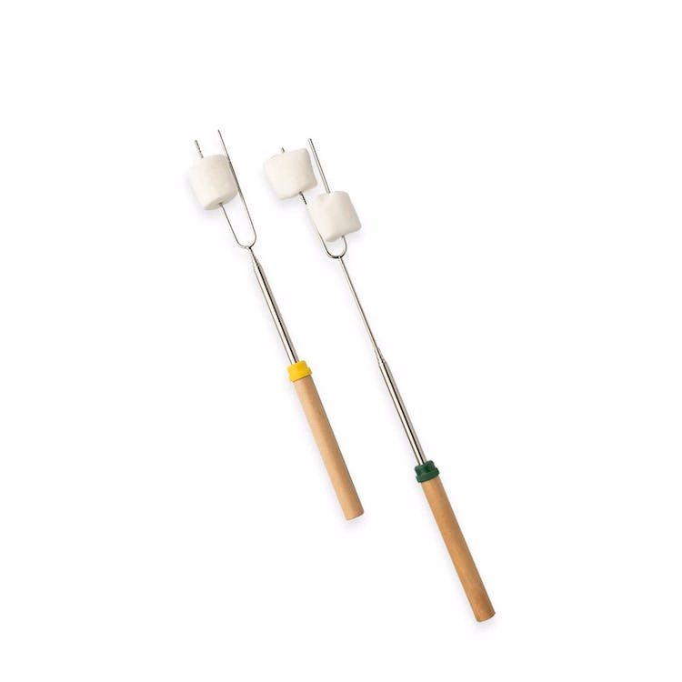 Fire Roasting Sticks - 2 Pack Color Coded Handles