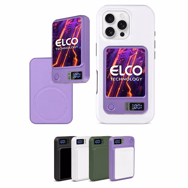 5000mAh Sublimation Magnetic Wireless Power Bank