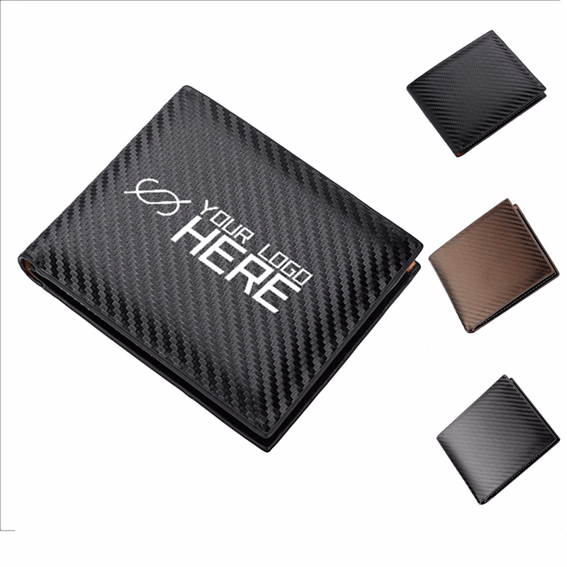 Men's Slim Leather Woven Wallet